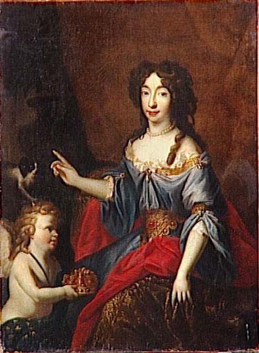 Portrait de Marie Anne Victoire de Baviere, dauphine de France
